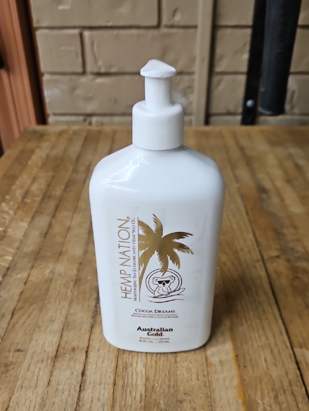 Australian Gold Hemp Nation Cocoa Dreams Lotion - White & Gold Bottle